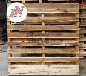 Pallet Gỗ Bình Thuận giá rẻ 2 hướng nâng Kích Thước 1150x1150
