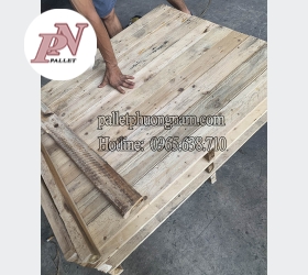 Pallet Gỗ Tân An 2 Hướng Nâng Kích Thước 1200x1200