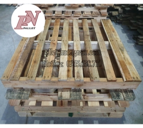 Pallet Gỗ Vĩnh Long 2 hướng nâng Kích Thước 1100x1200
